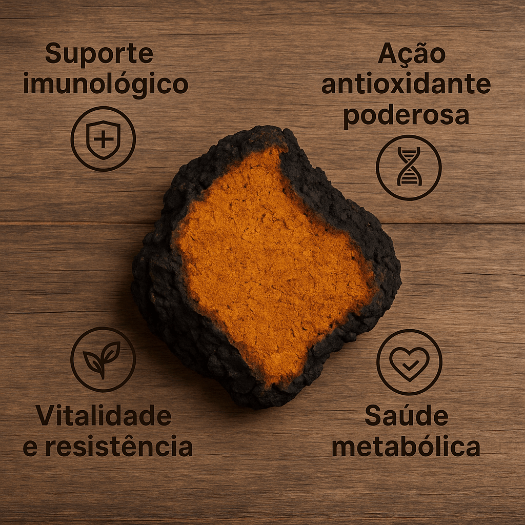 Chaga: benefícios estudados e como escolher um extrato de&nbsp;qualidade